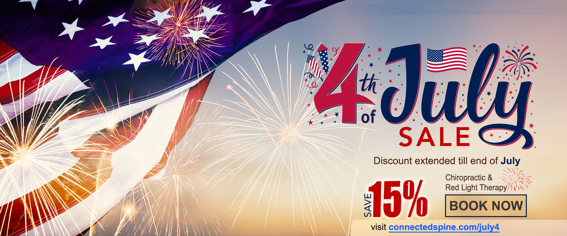 July 4th 15% off